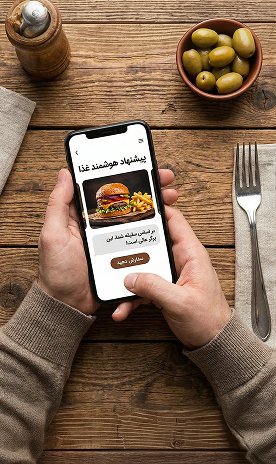 پیشنهاد بهترین غذا به کاربر توسط هوش مصنوعی